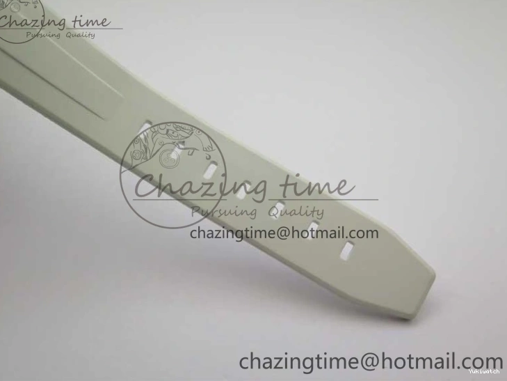 40mm 5GF Best Green Dial White Edition Submariner Strap White Ceramic Rubber SA3135 on 0209